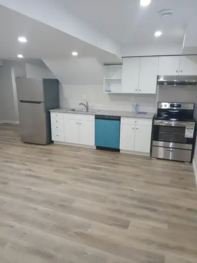Never lived in new legal basement apartment with 2 bedrooms, 1 full washroom, kitchen with brand-new...