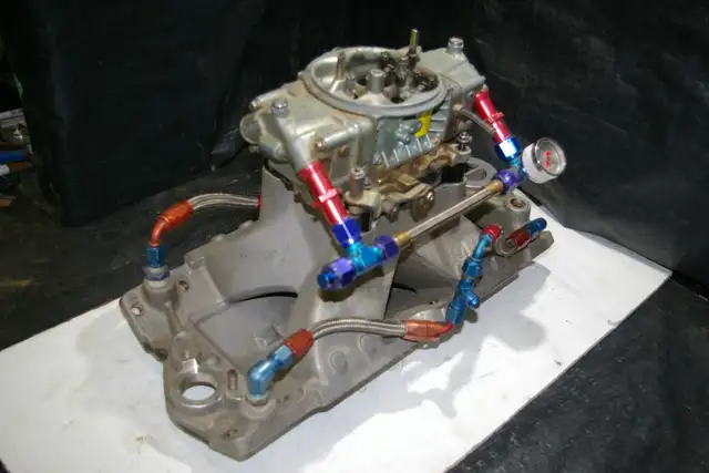 INTAKE MANIFOLD BRODIX PROFORM CARBURETOR in Engine & Engine Parts in Edmonton - Image 2