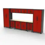 NEW 12 PCS GARAGE WORK BENCH TOOL BOX SET KN206222D, View more