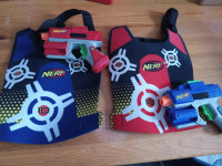 Nerf guns, vests and bullets, new price