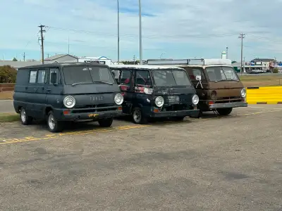 A true vintage icon from the golden age, I have 3 A100 vans for sale as a package 2 1964 with slant...