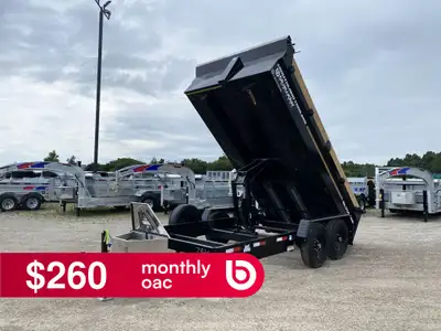 Bluewater Southland Trailers Tandem Axle Dump Trailer 15,400 lb is $12,485.00 or $249.67/month! Ord:...