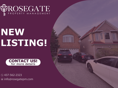BRAND NEW 3 BEDROOM 2 BATHROOM WALKOUT BASEMENT Modern 3-Bedroom Walkout Basement for Rent – 2874 Ga...