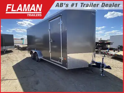 2026 ROYAL 7.5'X18' + 2' V-NOSE CARGO TRAILER Color: Charcoal (2) 3500lb Lippert Spring Axles Tires:...