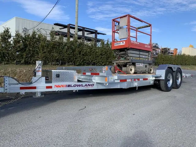 2025 N&N LOW20G14K full tilt deck trailer 2X7k axles best price in Cargo & Utility Trailers in Winnipeg - Image 2