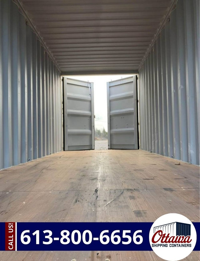 Ottawa Shipping Containers NEW 20ft Seacan with Double Doors Tool