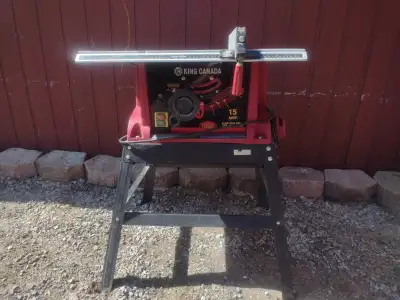 Banc de scie KING CANADA 15 amp. table de coupe  10'', View more