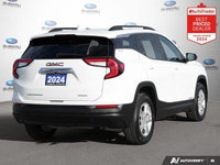 New Price! Odometer is 7087 kilometers below market average! White 2024 GMC Terrain SLE AWD 9-Speed... (image 4)