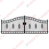 Heavy-duty ornamental wrought iron gate/fence/Barrière/clôture!