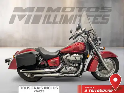 HONDA VT750 Shadow Aero ABS 2011 Rouge 59255 km km au compteur. Motos Illimitées Terrebonne. Prix de...
