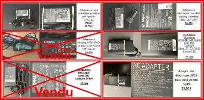 Adaptateur électrique pour ordinateur portable, View more