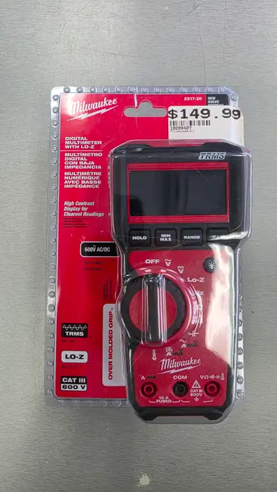 Milwaukee Digital Multimeter with Lo-Z 2217-20 - BRAND NEW, View more