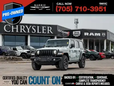Welcome to Barrie Dodge Chrysler Jeep. TIRES: LT255/75R17C (STD),UCONNECT 4C NAV & SOUND GROUP -inc:...