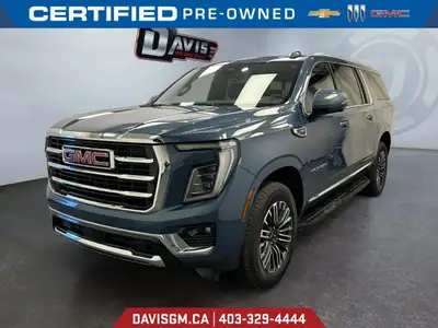 The 2025 GMC Yukon XL Elevation 4WD commands attention with bold styling, extended cargo versatility...
