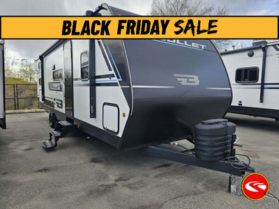 Keystone Bullet Classic travel trailer 2640BHWE highlights: Large Slide Out Queen Bed Patio Awning F...