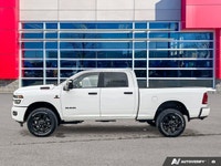 Odometer is 6907 kilometers below market average! Bright White Clearcoat 2025 Ram 2500 Big Horn 4WD... (image 1)