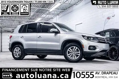 Auto Luana 2013 VOLKSWAGEN Tiguan PRENEZ UN RENDEZ-VOUS / BOOK AN APPOINTMENT (514) 327-5553 VOYANT...