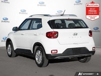 New Price! Odometer is 5716 kilometers below market average! Lunar White 2023 Hyundai Venue Preferre... (image 2)