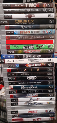 22 PS3 Games (Individual and Wholesale)