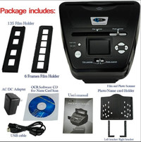 Digital Photo Slide & Film Scanner with Popular Scanner 2.4 inch