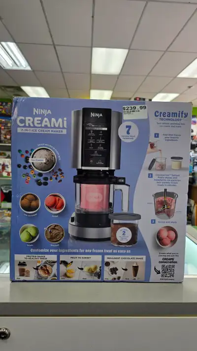 Ninja Creami 7-in-1 Ice Cream Maker NC301C - BRAND NEW, View more