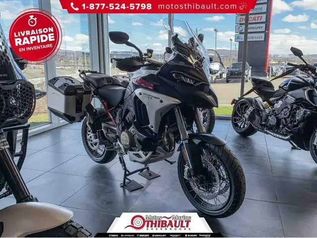 2025 Ducati Multistrada V4 Rally Travel & Radar Spoked Wheels in Street, Cruisers & Choppers in Sherbrooke - Image 2