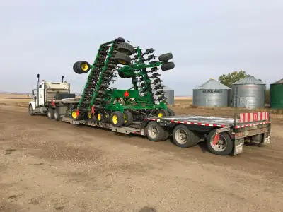 On The Go Haul & Tow White City, Sk We’ve towed 100’s of air drills Slow and steady towing Lowbed tr...