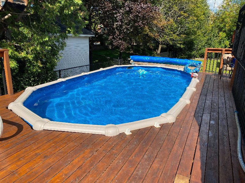 12' x 24' x 52" Above Ground Pool Best offer takes it! Hot Tubs