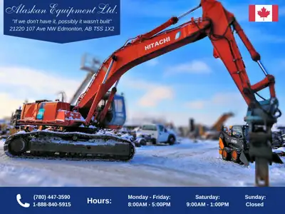 Orange Enclosed Cab Seat is in good condition Plexi-Glass Over Windshield Diesel Izuzu 6 cylinder en...