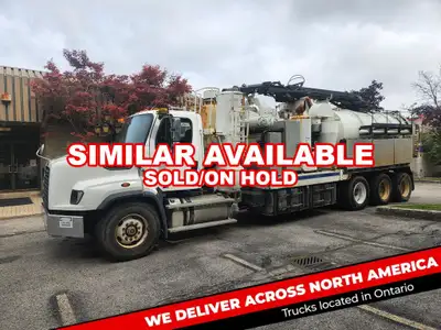 Vac Con 16 Yard Debris Tank With 5.44 Yard/1,100G Fresh Water Tank, Roots Blower, Detroit Diesel, Au...