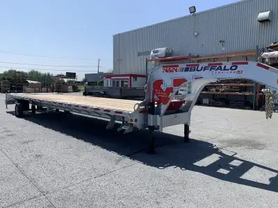 VEND: Remorque Cargo fermer 1 simple essieu ou 2 double essieux tandem fermée ferme pied enclosed tr...