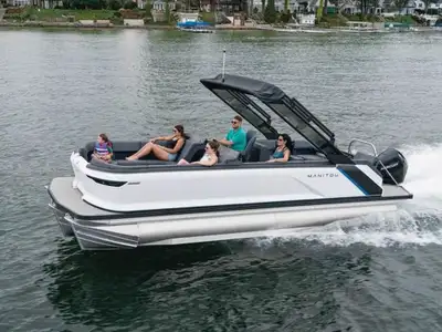 Bay Marine Sales New Rebates Now Available Call For More Details. 2025 Manitou Cruise 24 Switchback'...