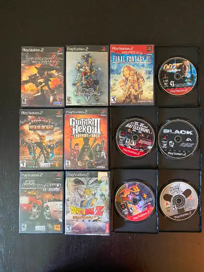 PS2 / PlayStation 2 Games $5 each or all 12 for $50 Pick up in Omemee Delivery not available $ 5