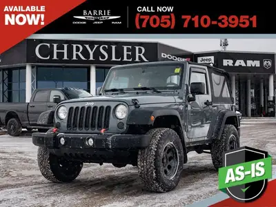 Welcome to Barrie Dodge Chrysler Jeep. You certify, you save on As-Traded vehicles! *Vehicle Sold AS...