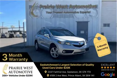 Welcome to Prairie West Automotive. 2014 Acura RDX Tech Call: (306) 380-8858 Text: (306) 380-6163 to...