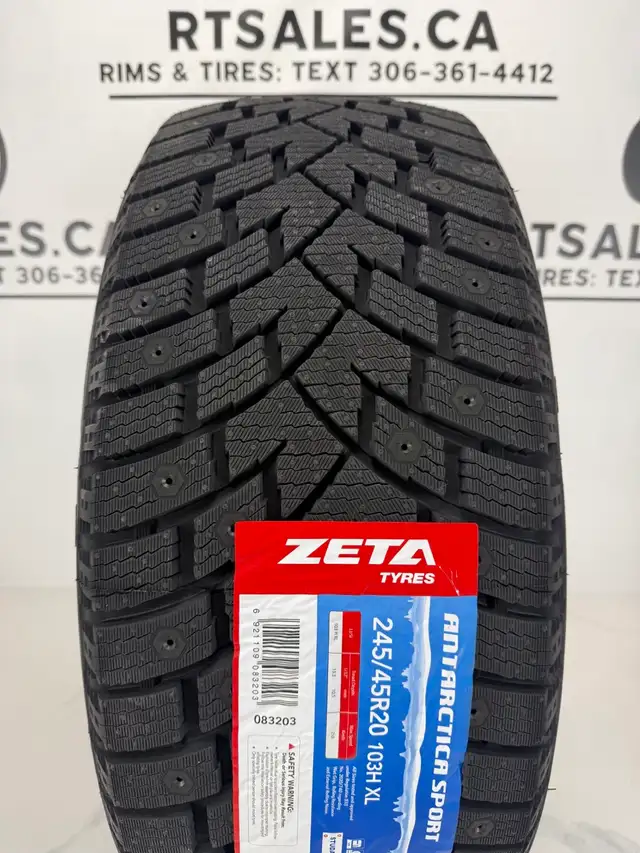 245/45/20 Zeta Antarctica Winter Tires XL in Tires & Rims in Saskatoon - Image 2