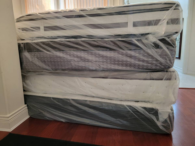 KING QUEEN DOUBLE AND SINGLE SIZE USED MATTRESSES in Beds & Mattresses in Delta/Surrey/Langley - Image 2