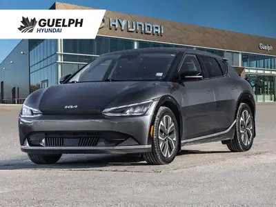 Now available at Guelph Hyundai, this state-of-the-art 2023 Kia EV6 Long Range AWD combines striking...