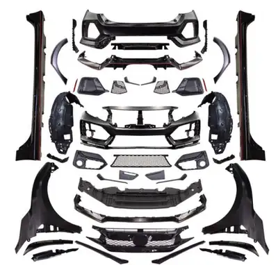 Upgrade your Honda Civic Hatchback 2017-2021 to Type R Style Look Wide Body KIT for Civic Hatchback...