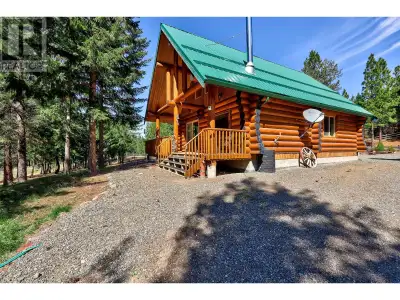 Looking for a private acreage in the Nicola Valley with a cozy log home and horse barn on acreage? W...