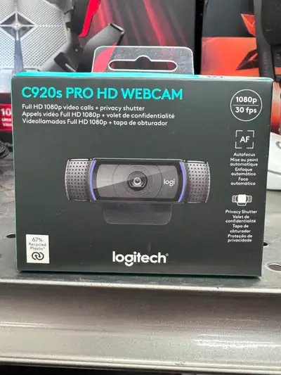Logitech C920S HD Pro Webcam - BRAND NEW, View more