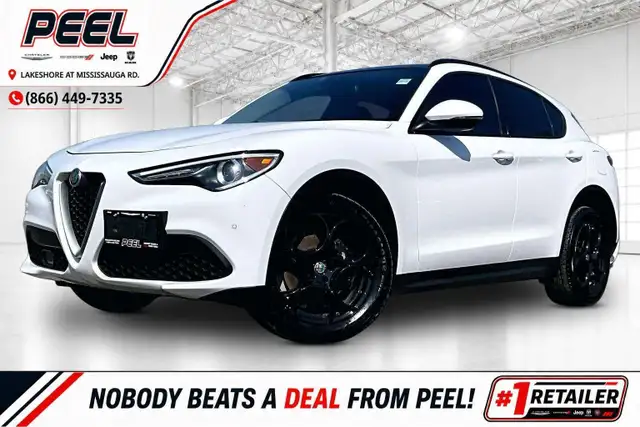 2019 Alfa Romeo Stelvio Sport |Heated Leather |Panoroof |SafetyT