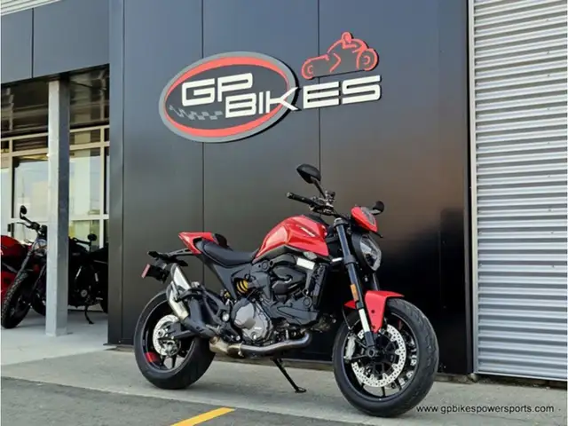 2023 Ducati Monster + Ducati Red in Sport Bikes in Oshawa / Durham Region - Image 2