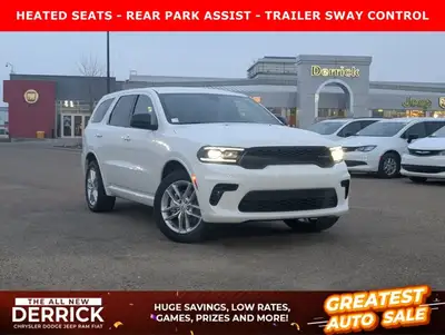 The 2026 Dodge Durango GT blends bold style with everyday capability. Finished in White Knuckle with...