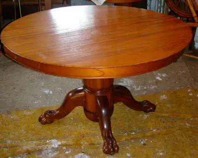 SOLID MAHOGANY ROUND TABLE, View more