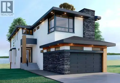 BRAND NEW LUXURY HOME BACKING ONTO THE LAKE!! HUGE 9500+ SQFT LOT!! QUAD ATTACHED GARAGE!! 10FT MAIN...