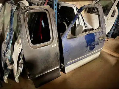 We currently have the following in stock; 2 Chrome Front bumpers $250 each 4 Pairs of manual mirrors...