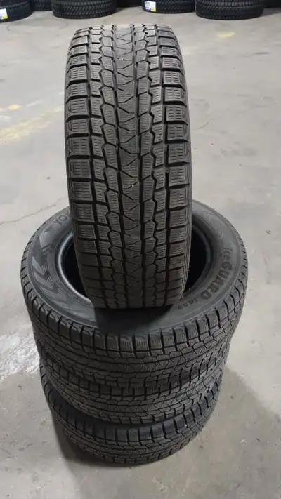USED 215/55R16 YOKOHAMA 97H ice Guard 80-90% LEFT SET OF 4 INSTALLATION BALANCE FREE Business hours:...