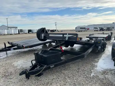 20’ Electic/Hydraulic Tilting Rainbow Excursion Car & Equipment Trailer, tandem 5200 lb axles, GVWR...