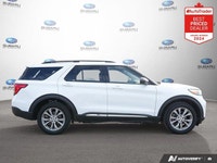 New Price! Odometer is 22114 kilometers below market average! Oxford White 2023 Ford Explorer XLT 4W... (image 5)